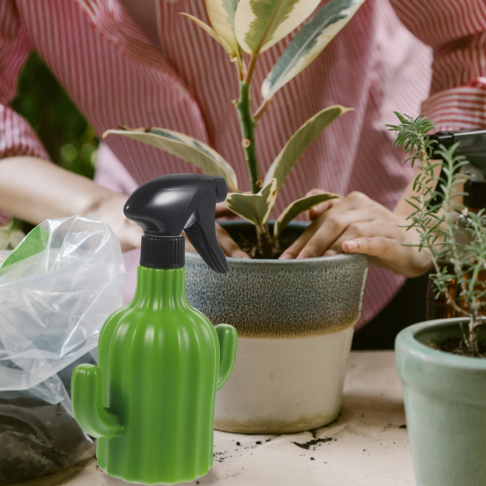 

Plastic Watering Can For Plants Garden Indoor Plant Mister Spray Bottle Fine Mist Sprinkler Small Potted Bonsai Desk Plants