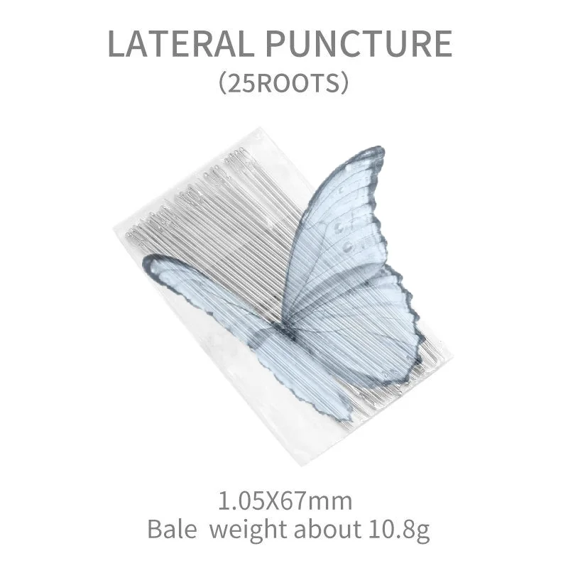 25Pcs Multi-size Big Eye Hand Sewing Needle Home Sewing Steel Needle Cross-stitchs Hand Embroidery Clothes Needles