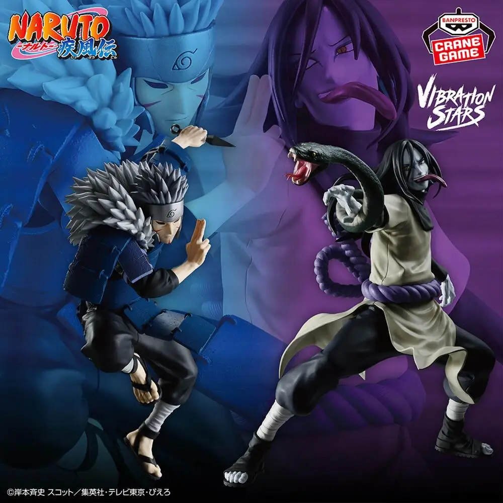 BANPRESTO – figurines originales VIBRATION STARS Naruto Shippuden Senju Tobirama Orochimaru, jouet modèle animé