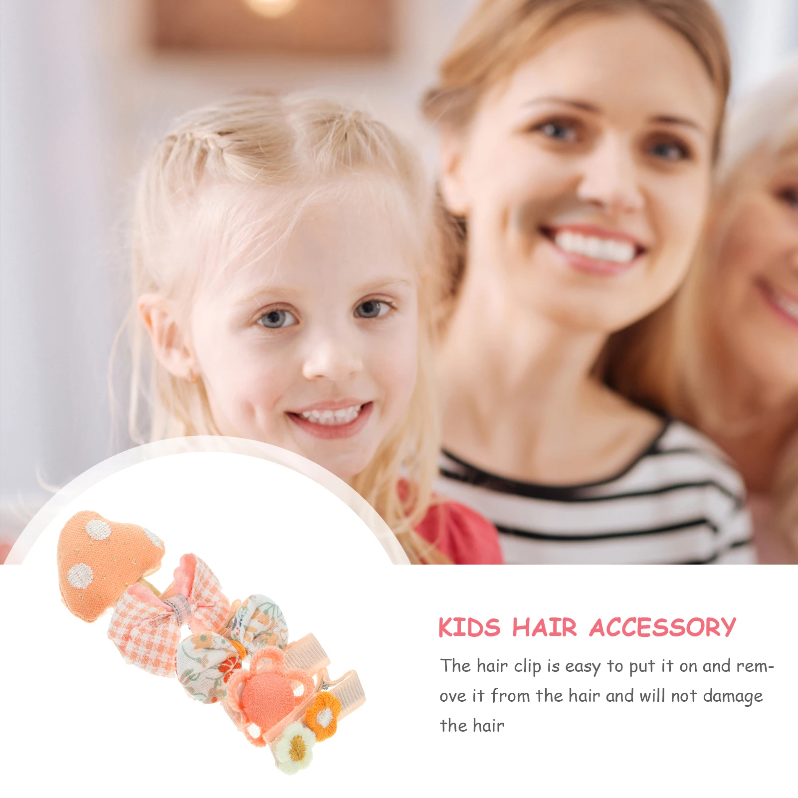 

5 Pcs Hair Clip Accessories Clips Cute Barrettes Metal Mini for Little