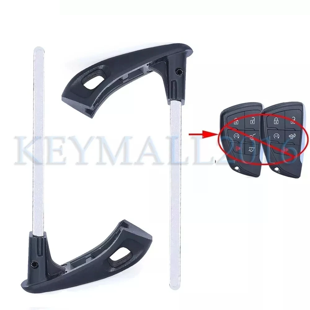 

2 Remote Blank Key Blade for GMC Yukon for Chevrolet Silverado Suburban Tahoe 2021 2022 2023 2024 2025 for Buick YG0G21TB2