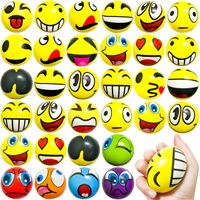 Stress Relief Foam Sponge Stress Ball Squeeze Ball Toy Squeeze Hand Wrist Exercise Sponge Toy for Kid Adult Child Creative Gifts