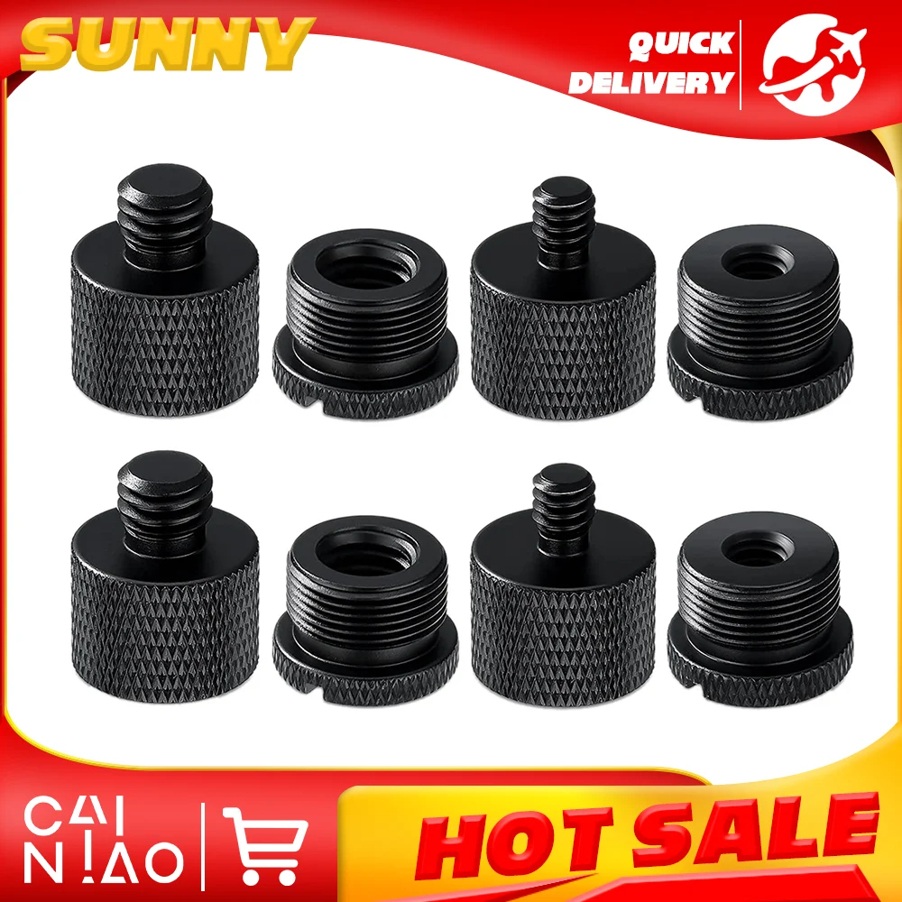 8Pcs Mic Stand Thre…