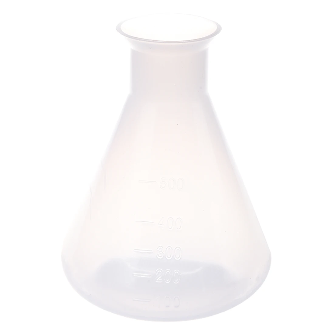 500ml Clear Plastic Laboratory Chemical Conical Flask Storage Bottle