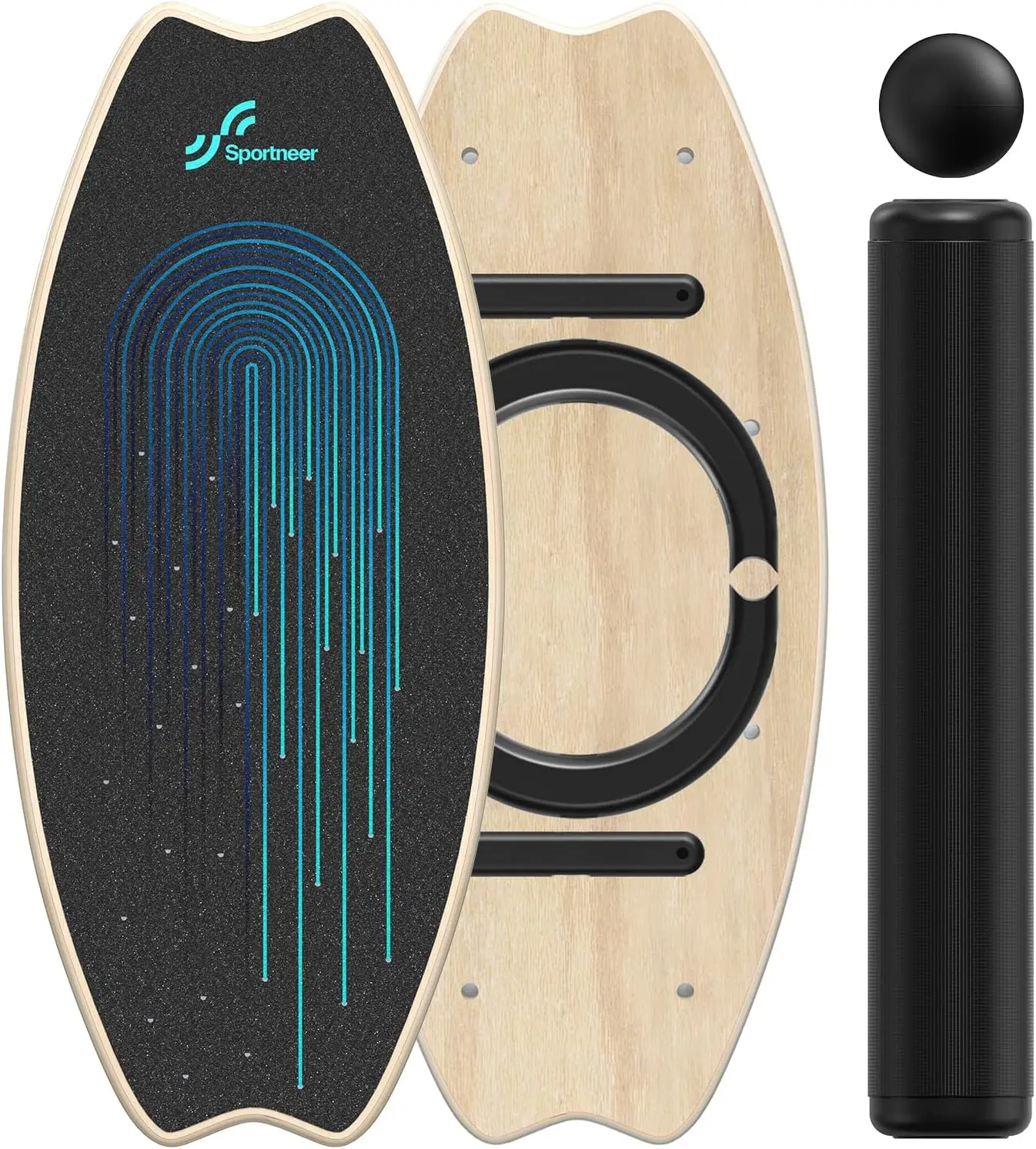 Multi - mode Balance Board for Exercise and Physical Therapy, Plastic Material, Various Colors, 7 Modes with Adjustable Stoppers