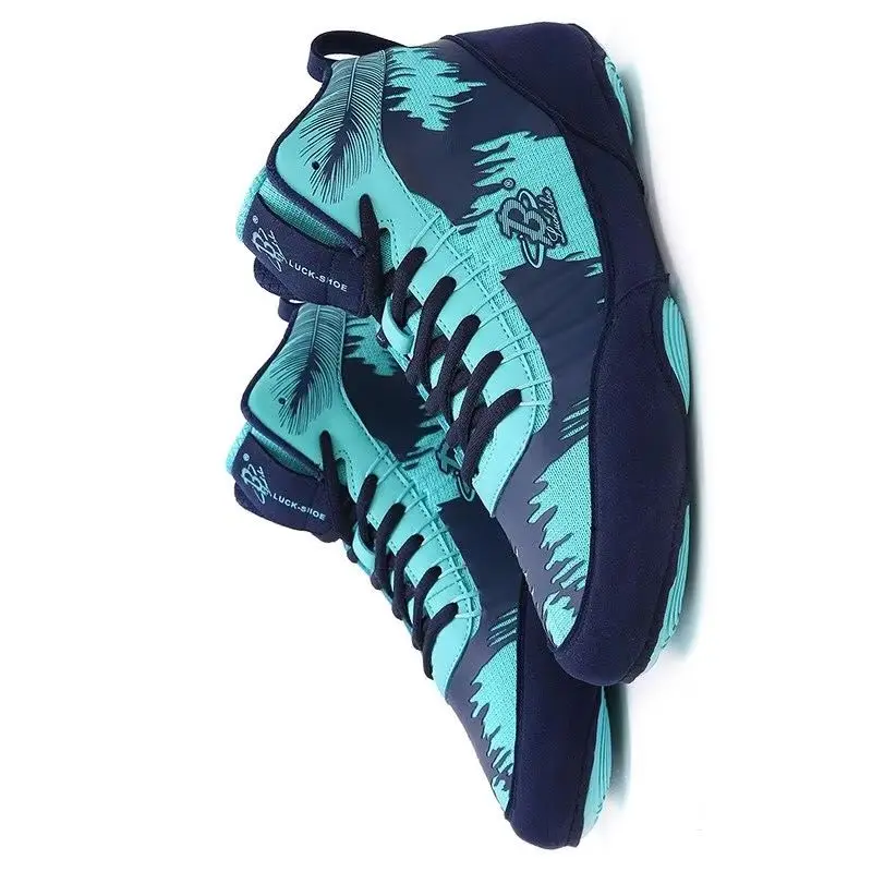 

Professional Mens Womens Boxing Sports Shoes Lacing Non-Slip Wrestling Sneakers for Unisex Couples Gym Training Shoe