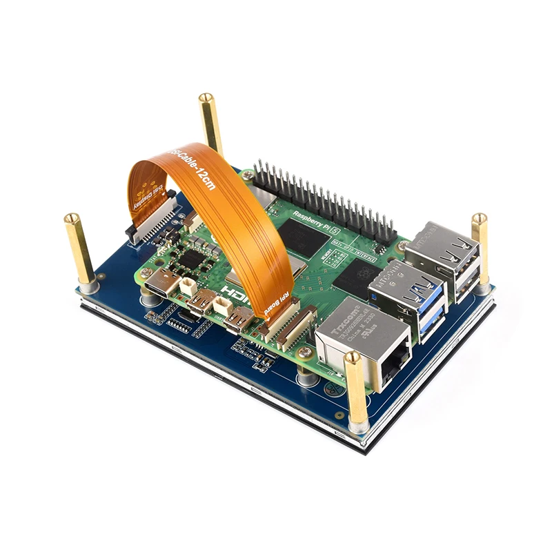 Raspberry Pi 4.3 inch LCD screen IPS wide viewing angle LCD screen capacitive touch screen MIPI DSI
