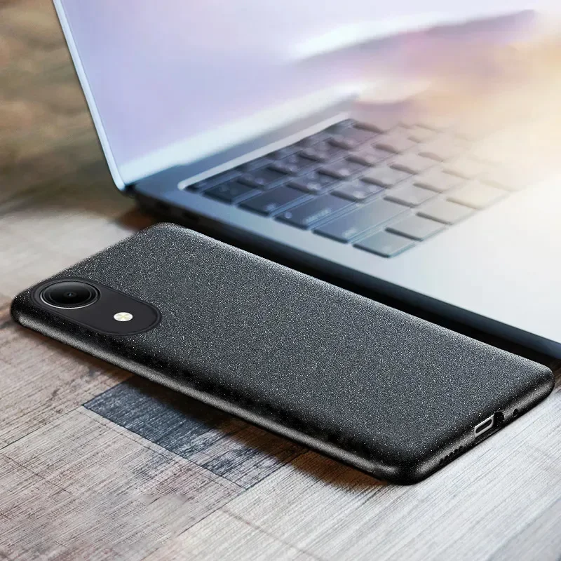 Skinlee Matte Case For VIVO Y05E T5E Ultra-Thin Silicone Bumper Shockproof Soft Back Cover For VIVO Y05E T5E Casing