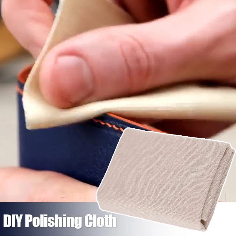 1pcs 30x30cm Polishing Cloth High Density Canvas Leather Edge Polishing Handmade DIY leather Craft Tools