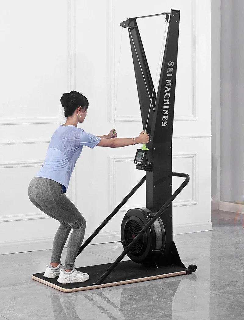 Indoor Cardio Fitness Equipment, Excercize De Esqui, Ski Remo Machine para Ginásio