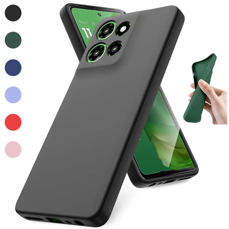 Liquid Silicone TPU Case For Motorola Moto G Play 2026 G Stylus G Power 5G Edge 2025 Protective Cover Flexible Fundas Coque