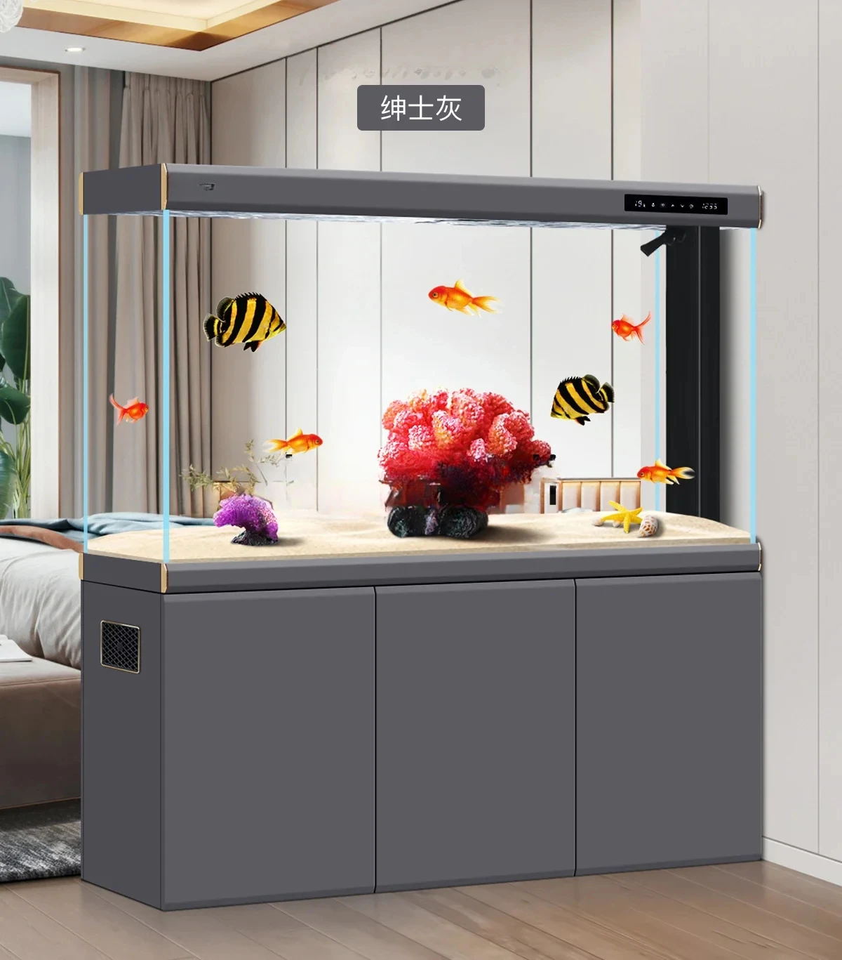 

Фильтр с большим дном для аквариума, ультра-белый аквариум, интеллектуальная экологическая перегородка для посадки