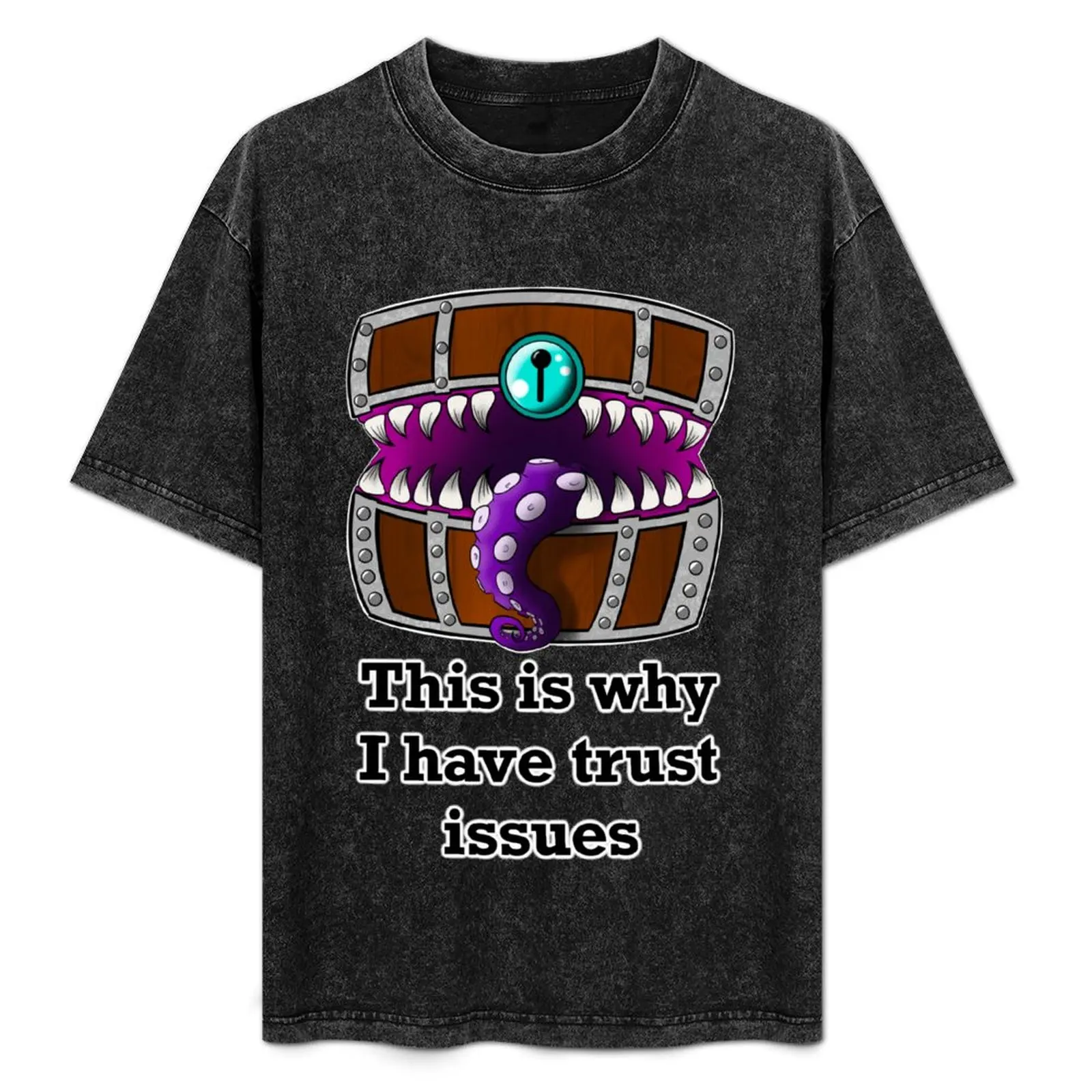 Mimic - This is why I have trust issues T-Shirt anime cute clothes for a boy vintage mens designer t shirt