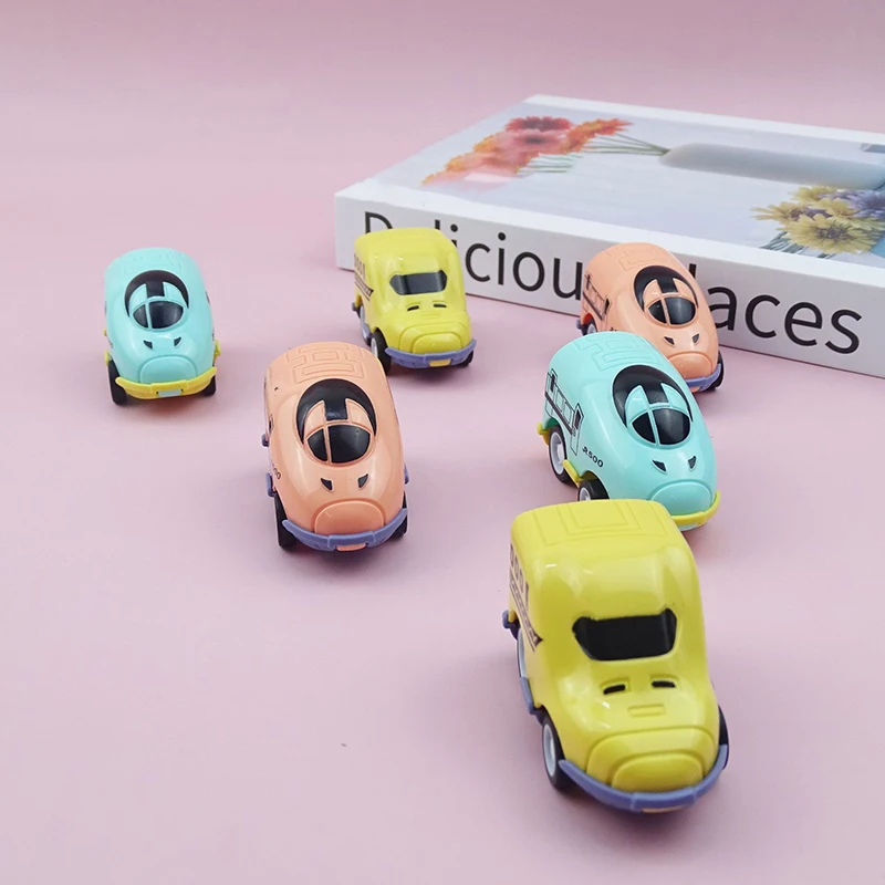 Mini tren extraíble de 5 piezas para niños, juguete de coche de dibujos animados, recompensa de jardín de infantes, rompecabezas divertido, regalo de cumpleaños y vacaciones