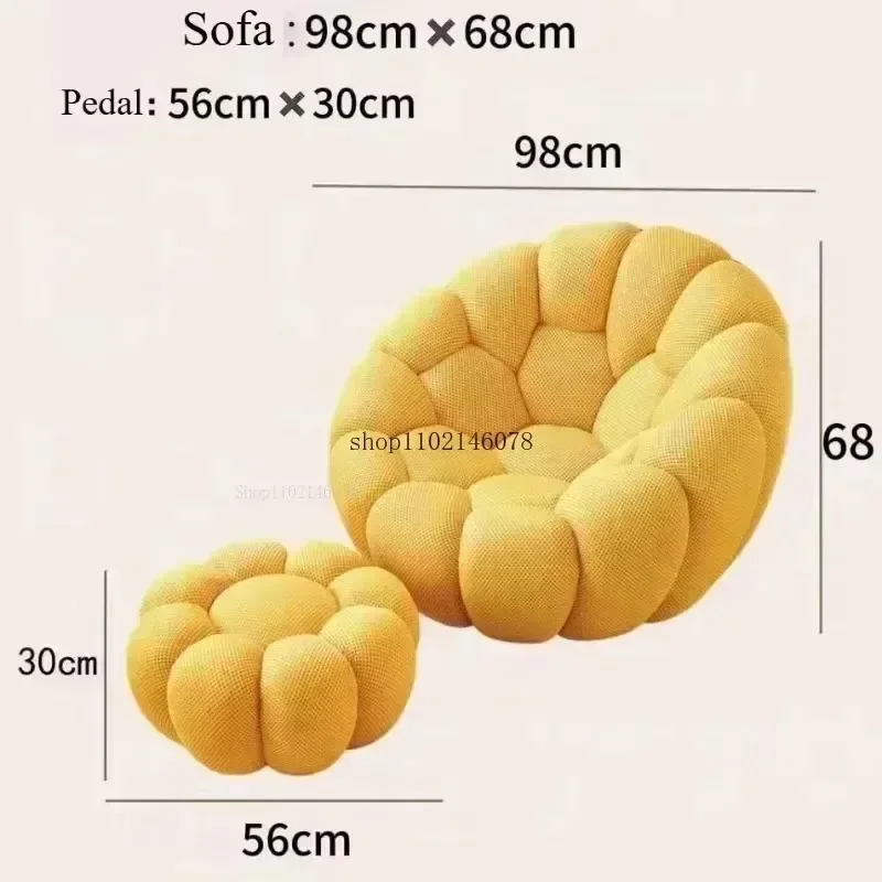 Bubble Special-shaped Lazy Sofa Single Sofa Living Room Balcony Rotating Single Sofas Furniture Nordic Sofa Bed Lounge Pedal