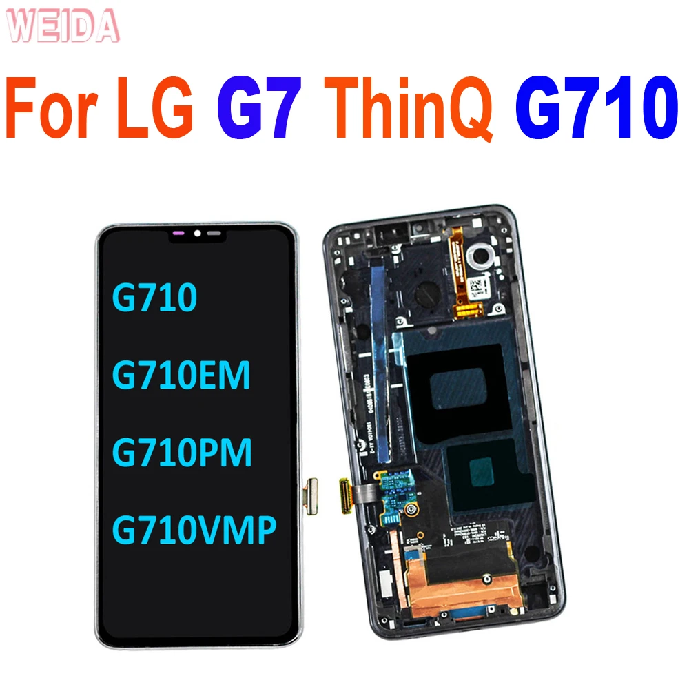 

6.1'' Original LCD For LG G7 ThinQ G710 G710TM G710N LCD for LG G7 G710EM G710PM LCD Display Touch Screen Digitizer Assembly