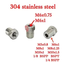 M6x0.75 M6x1 Female To  Male M5 6 8 1/8\