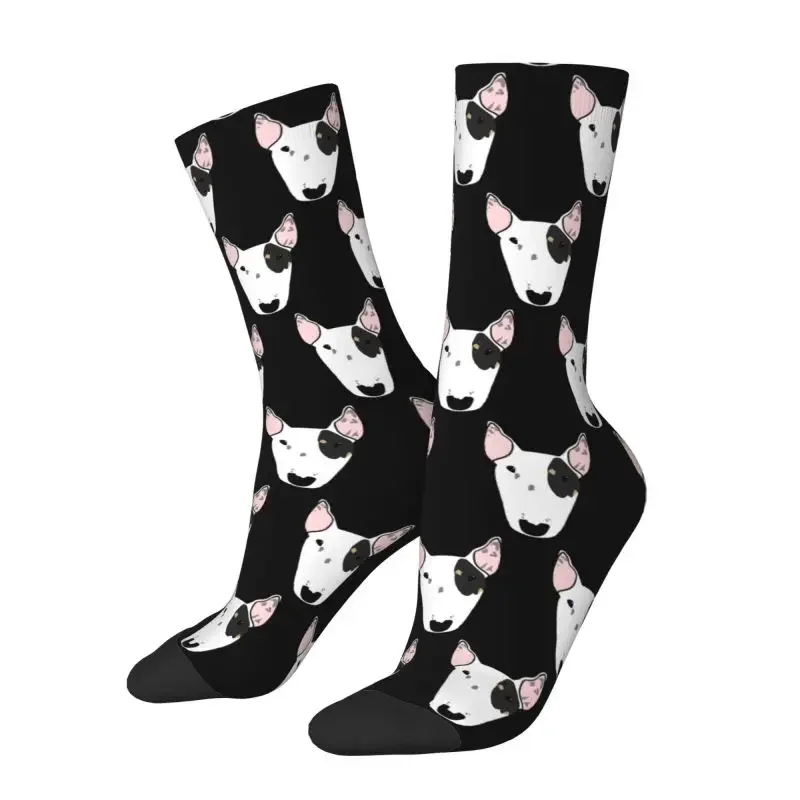 Harajuku Twinkle The Bull Terrier Socks Men Women Warm 3D Print Dog Basketball Sports Socks