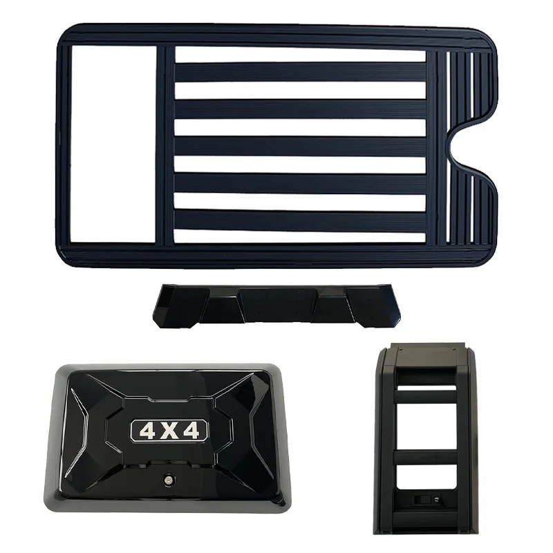 

Tuoling Rox 01 Car Roof Rack Kit Aluminum Alloy with Ladder Side Box Luggage Rack Above 100kg Capacity Easy Installation