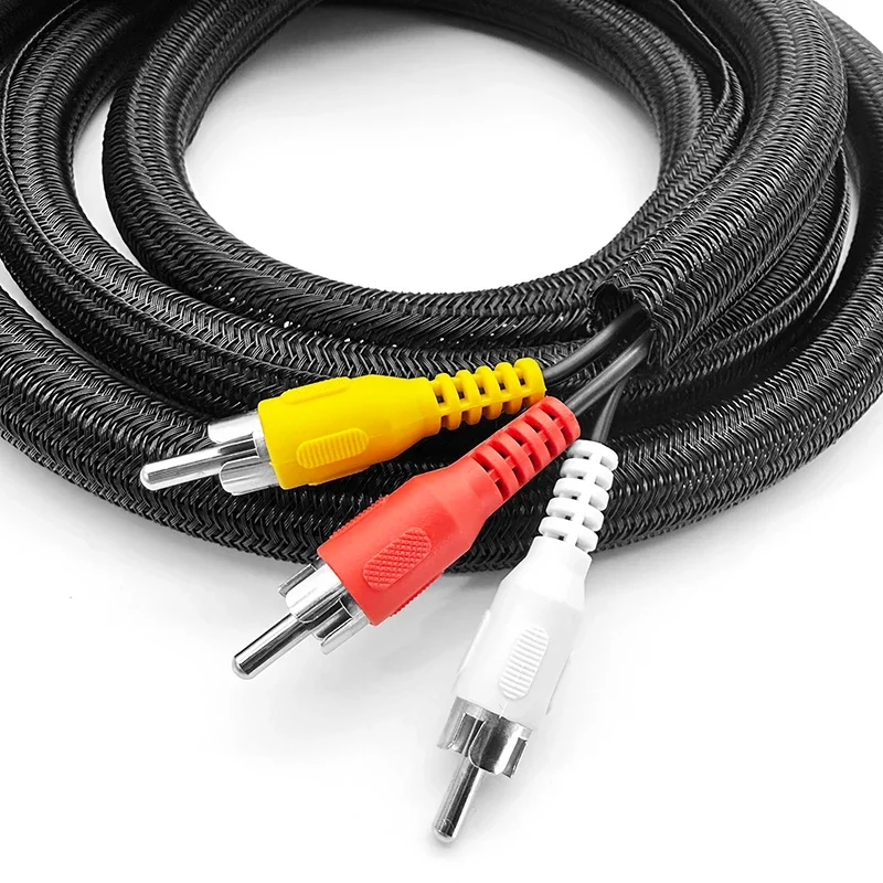 2M/5M PET Self Winding Braided Sleeve ID 5mm~50mm Self Closed Wear Resistant Heat Dissipating Tube For Wire and Cable