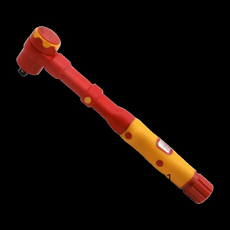 1000V Insulated Torque Wrench, 3/8 Inch CR-V Steel, VDE certified safety hand tool for high voltage  al operation