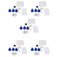 B50B-5X Digital Cabinet Intelligent Electronic Locks Invisible Sensor EMID IC Card Drawer For Wardrobe Furniture Hardware B