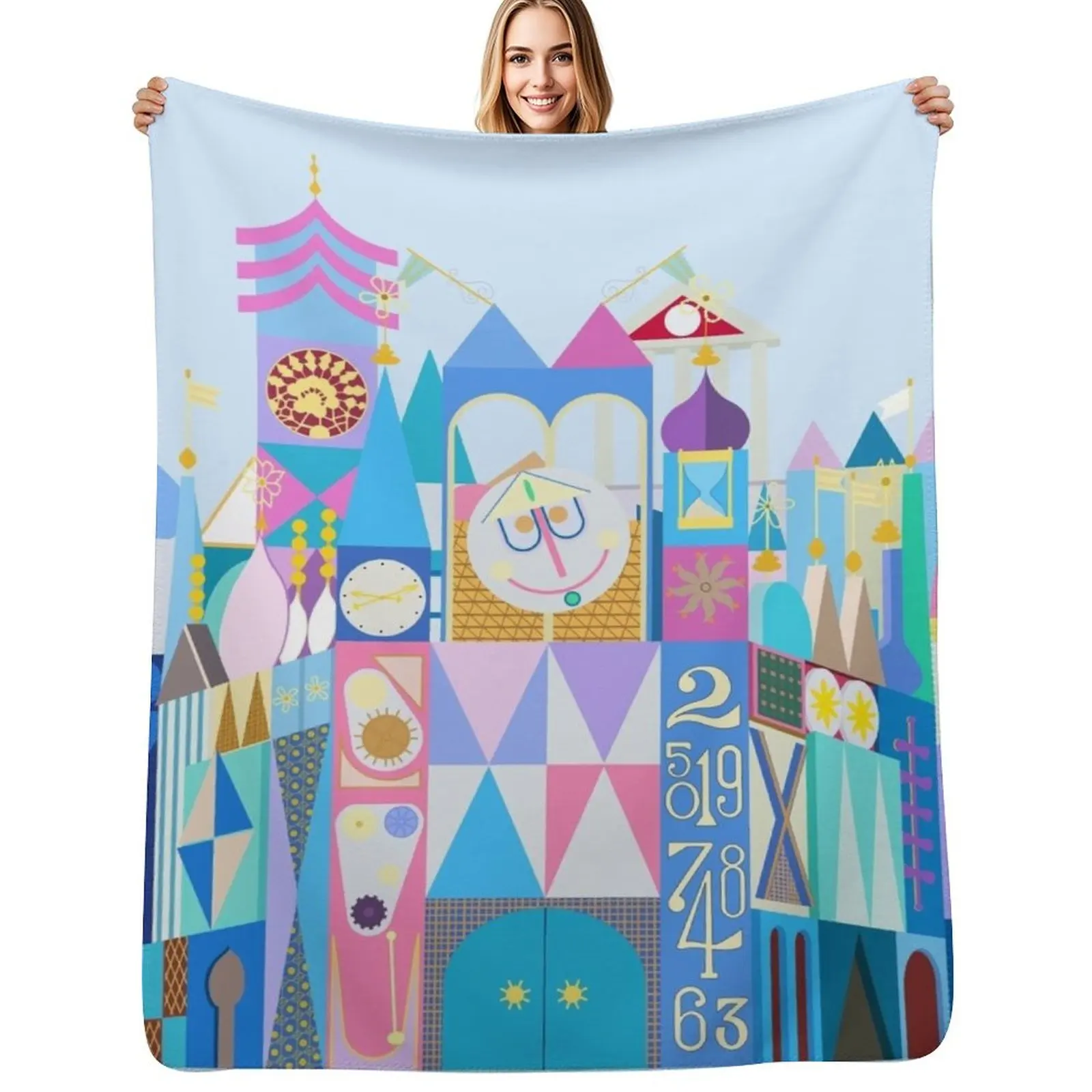 Tokyo Small World After All Throw Blanket No Pilling Soft Warm Blanket for Bed