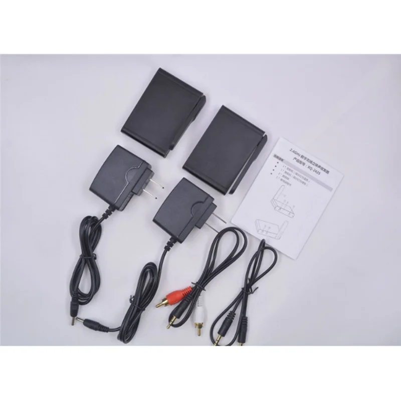 APPLIA-Hifi Digital 2.4Ghz Wireless Stereo Audio Transmitter Receiver 200M Transceiver Adapter For TV For PC Cable US Plug