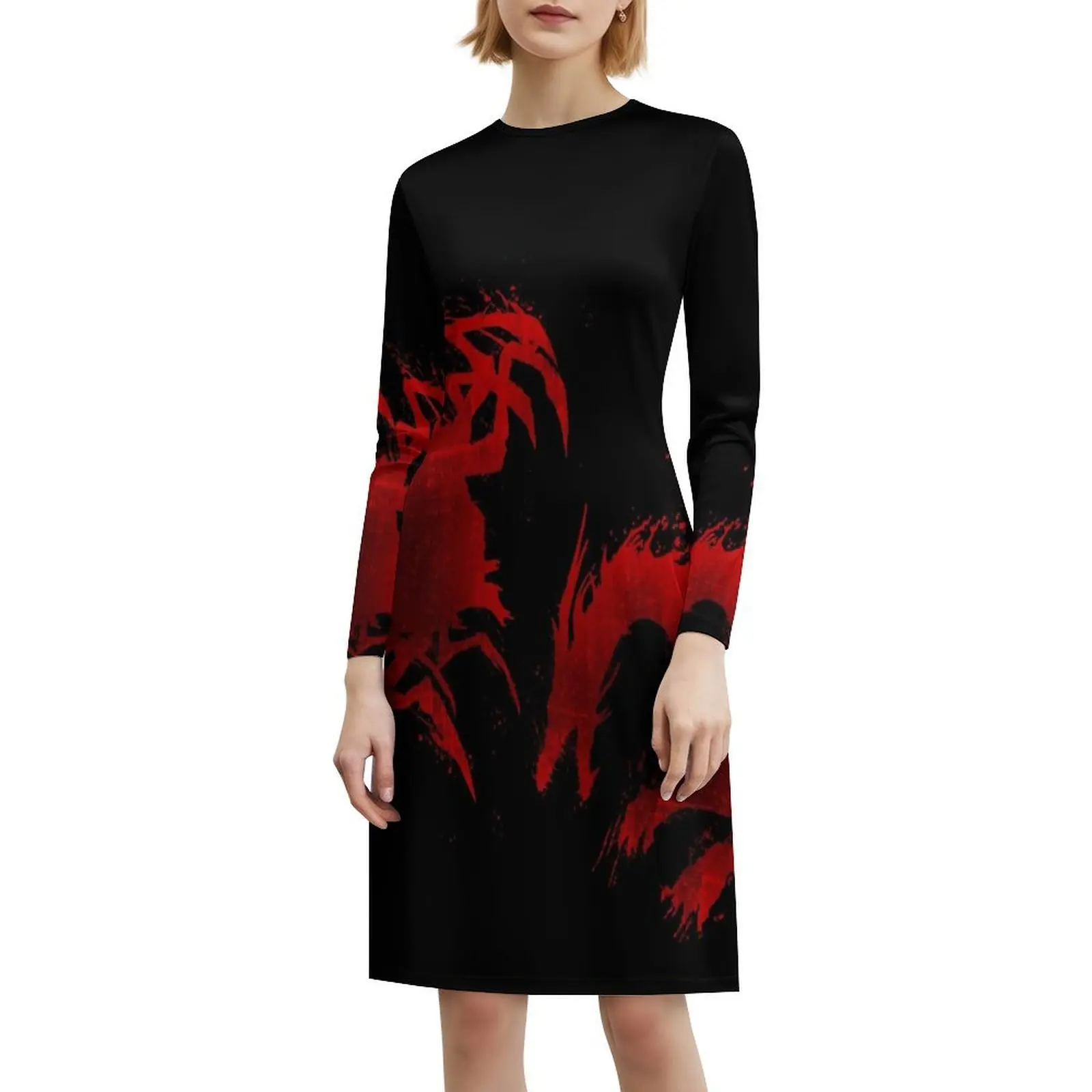 أصول عصر التنين: فستان الصحوة الدم التنين V2 على الطراز الكوري للنساء فستان كاجوال أنيق للحفلات أو التنين للارتداء اليومي #6