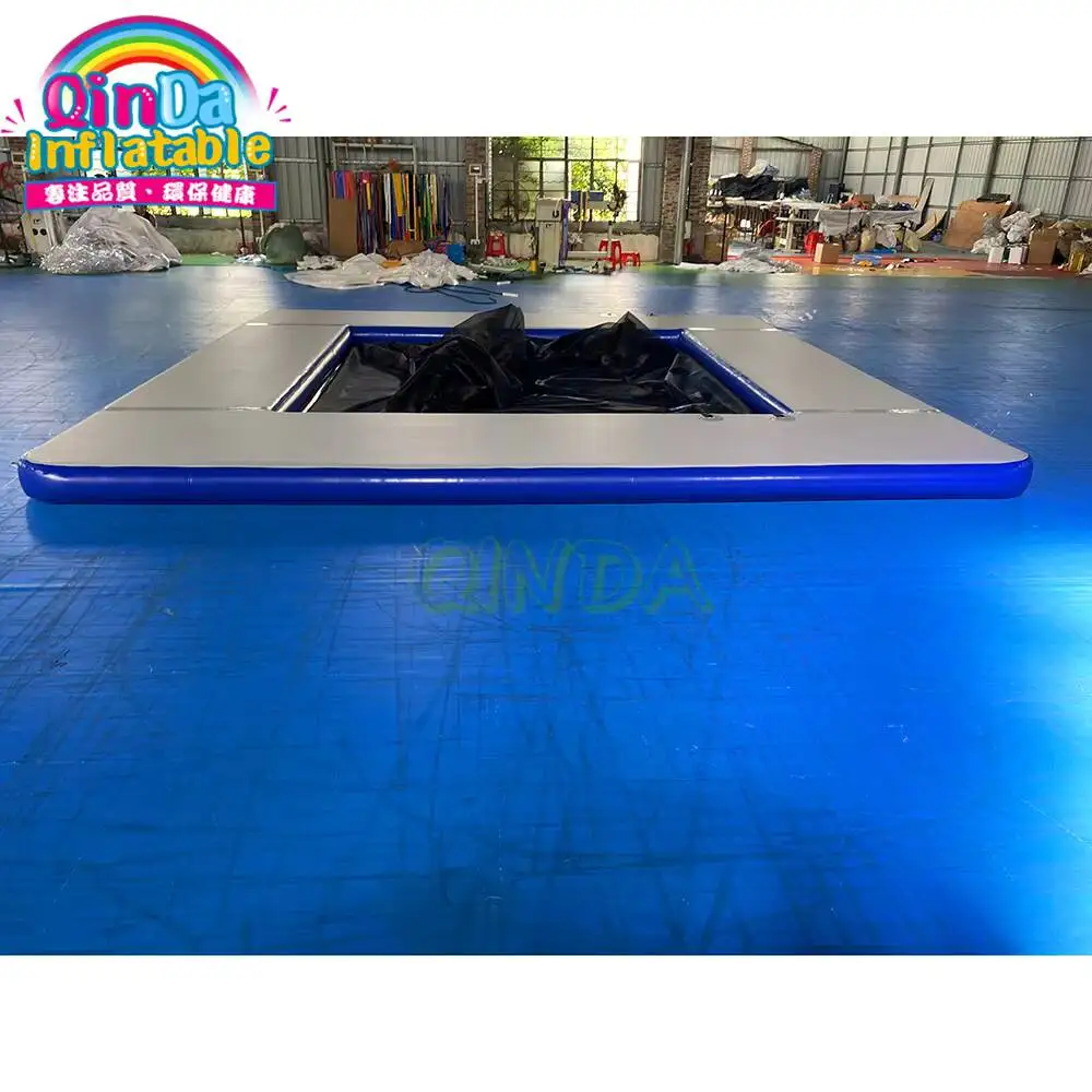 

Foldable Inflatable Yacht Floating Ocean Sea Swimming Pool With Anti Jellyfish Net