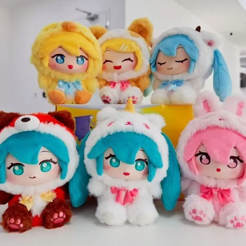 New Genuine Hatsune Miku Double Ponytail Rotary Doll Pull Start Pendant Fufu Dolls Interesting Toys Trendy Kawaii Christmas Gift