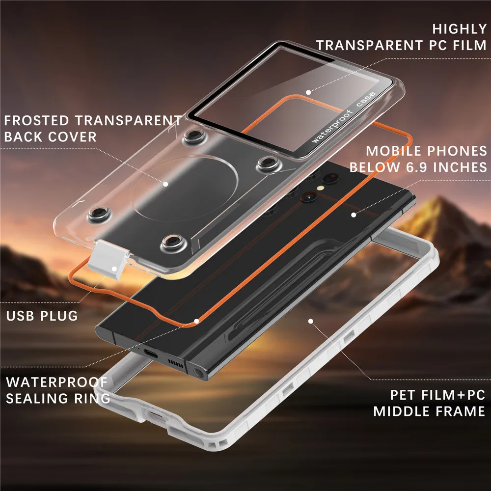 IP68 Waterproof Case For  Google Pixel 8 7 6 Pro 5A 4A 3A Underwater Taking Dustproof Swimming Professional Diving Phone Case