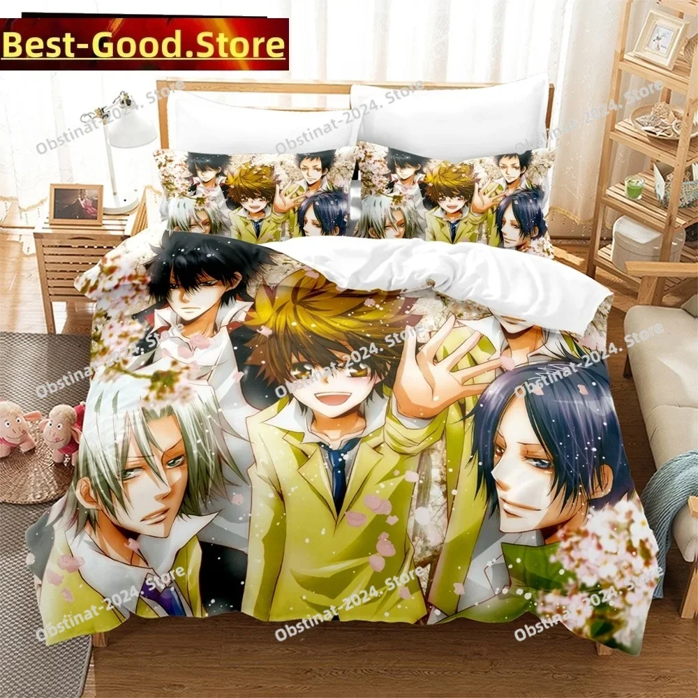 

New 3D The Family Teachers REBORN Tsuna Bedding Sets Duvet Cover Set With Pillowcase Twin Full Queen King Bedclothes Duvet Cover