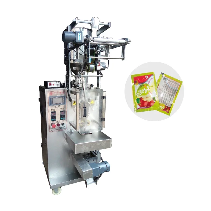 2022 High Speed Fruit Juice Ice Lolly Packing Machine Rainbow Jelly Stick Sachet Ice Candy Milk Grocery Packing Machine