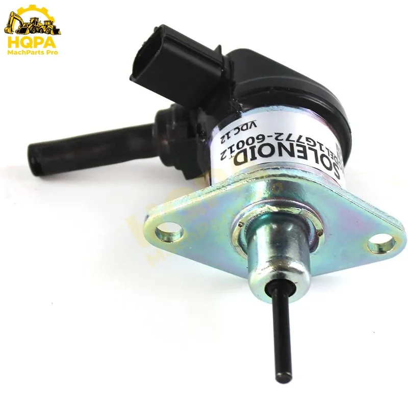 1G772-60010 1G772-60012 1G772-60013 12V Shut Off Solenoid For Kubota Excavator KX057-4 KX080-3 U55 Tractor M6040 M7040