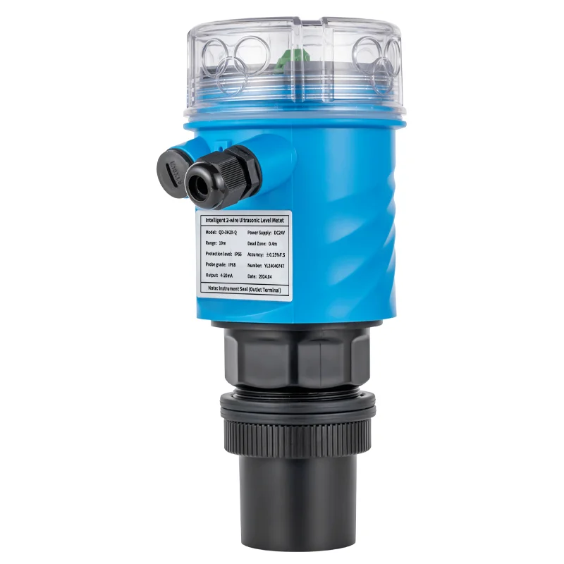 Ultrasonic Água Nível Sensor sem Fio Distância 020m Medidor Relés de Saída Tanque 4-20ma