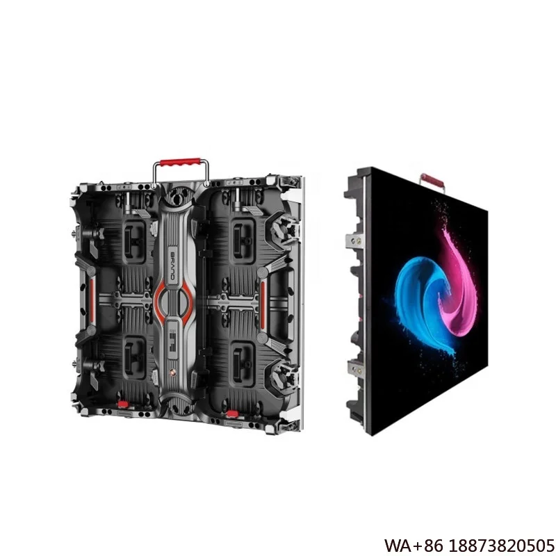 

LED Display Vcore Hot Sale P3.91 Stage Video Curtain Wall Screen Rental Wedding Modular Panel Full Color Electronic Display