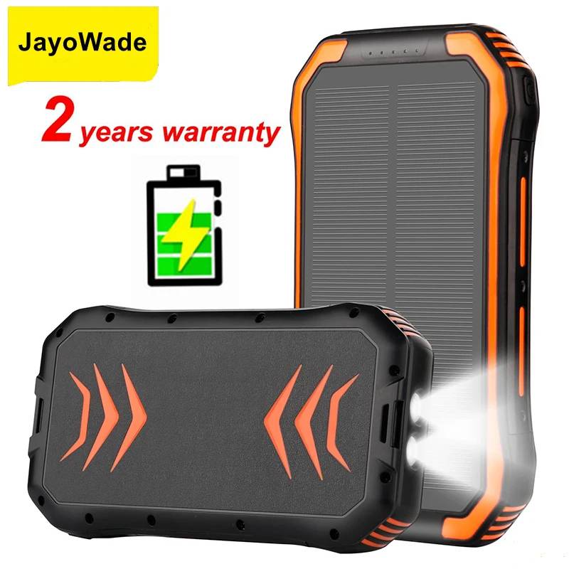 

Flashlight Function Large Capacity 30000mAh Wireless Charger Solar Power Bank Phone Camera Tablet Laptop Outdoor Mobile Power