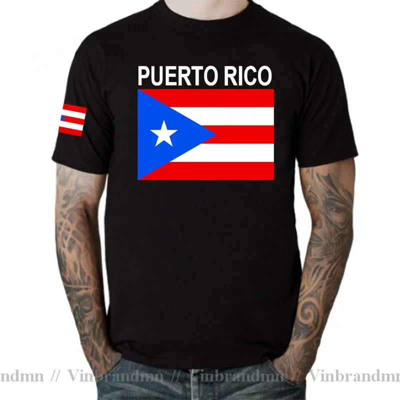 Puerto Rico Mens T shirt 2023 Jerseys Nation Team Tshirt Cotton T-shirts Clothes Tees Country Sporting PRI PR Casual Summer Tops