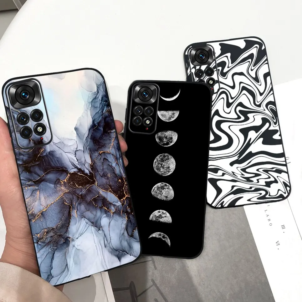 For Xiaomi Redmi Note 12 Pro 4G Case Luxury Stylish Painting Back Cover Soft Shockproof Etui For Redmi Note 12 4G Note12s Coques