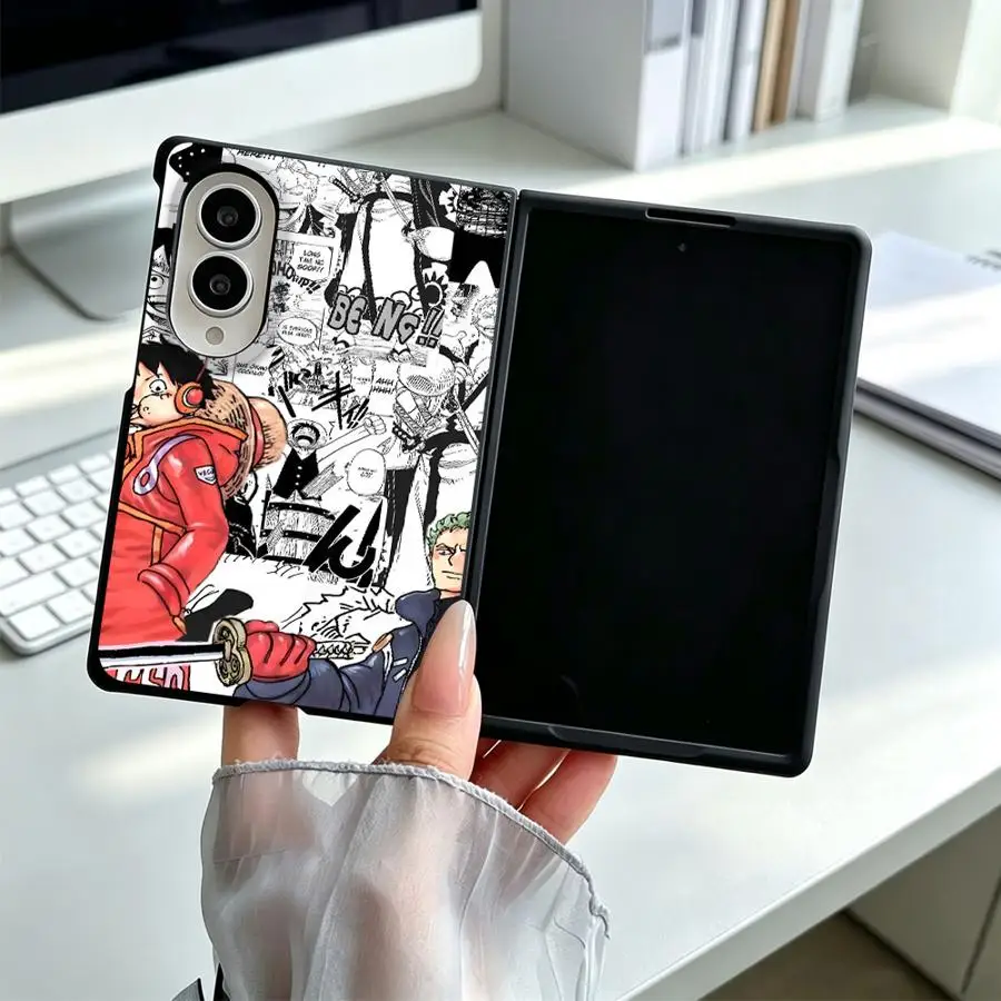 Case for Samsung Galaxy Z Fold 8 ZFold8 ZFold Wide Z Fold8 Wide Luxury Phone Cover Cartoon O-One P-iece