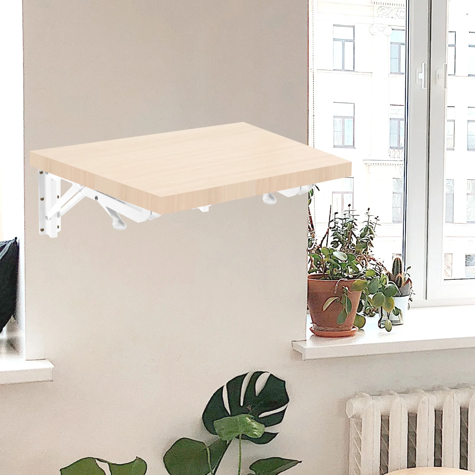 

Heavy Duty Metal Shelf Decorative Support Floating Shelves Sturdy Wall Shelf Brackets for Bedroom Living Room for Wood