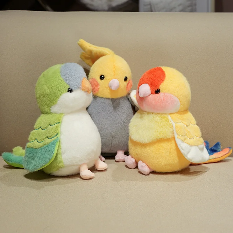 20cm Bird Hand Puppet Plush Toys 25cm Bird Soft Stuffed Toys Doll Educational Baby Toy Kawaii Bird Hand Puppet Kid Birthday Gift