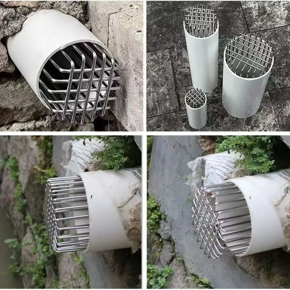 

2Pcs Stainless Steel Pipe Protection Net Anti-Blocking Corrosion Resistant Drain Plug Heavy Duty Easy Installation