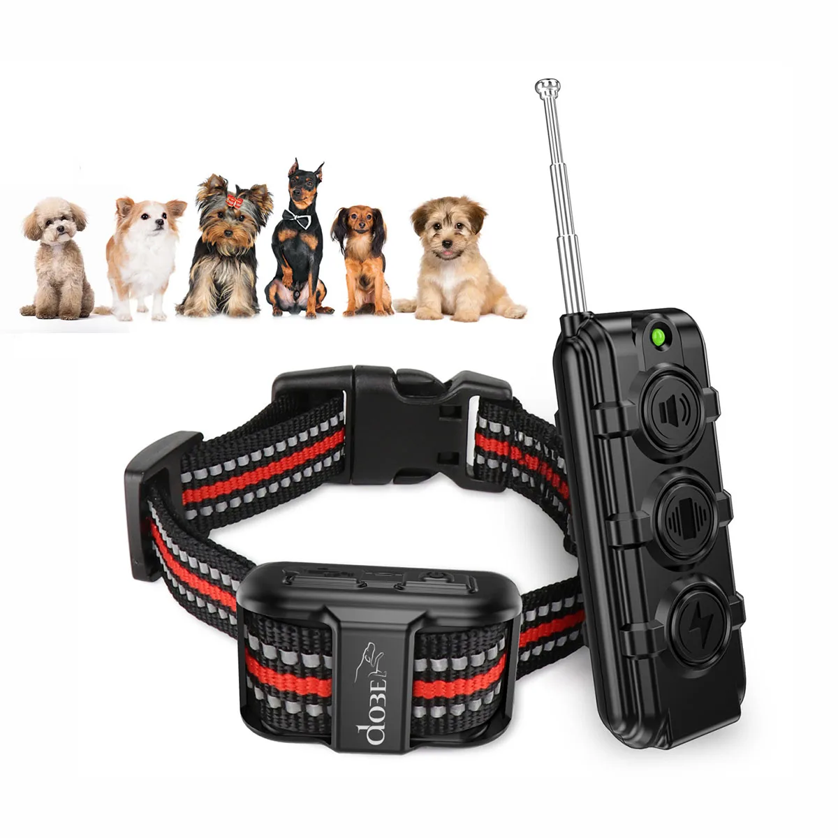 

Dog Collar, Dog Training Collar with Remote for Small Dogs 10-120lbs and Medium Large Dogs/Puppies, Waterproof, Rechargeable