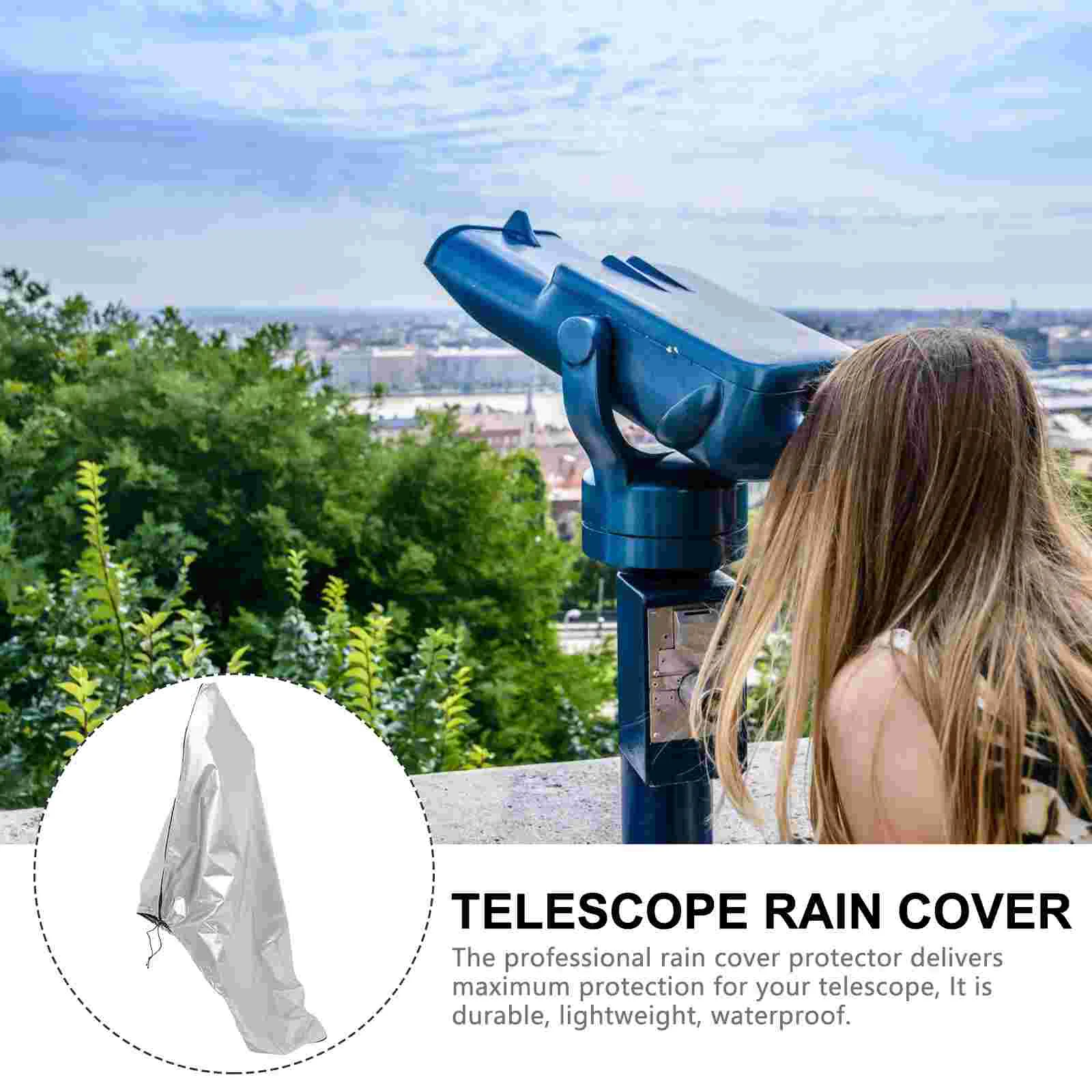 Telescope Dust Cover Waterproof Sight Camera Protective Outdoor 210d Oxford Cloth Rain