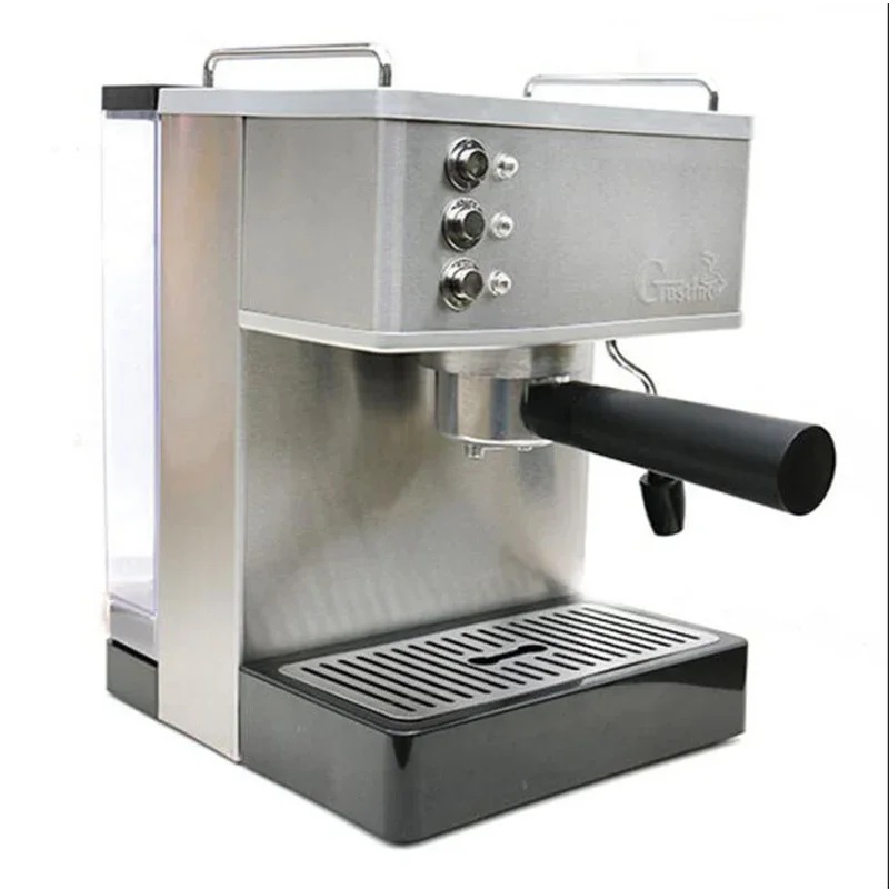 19BAR Ekspres do kawy Espresso GS-690 kocioł ze stali nierdzewnej wysokociśnieniowy komercyjny półautomatyczny parowy spieniacz mleka