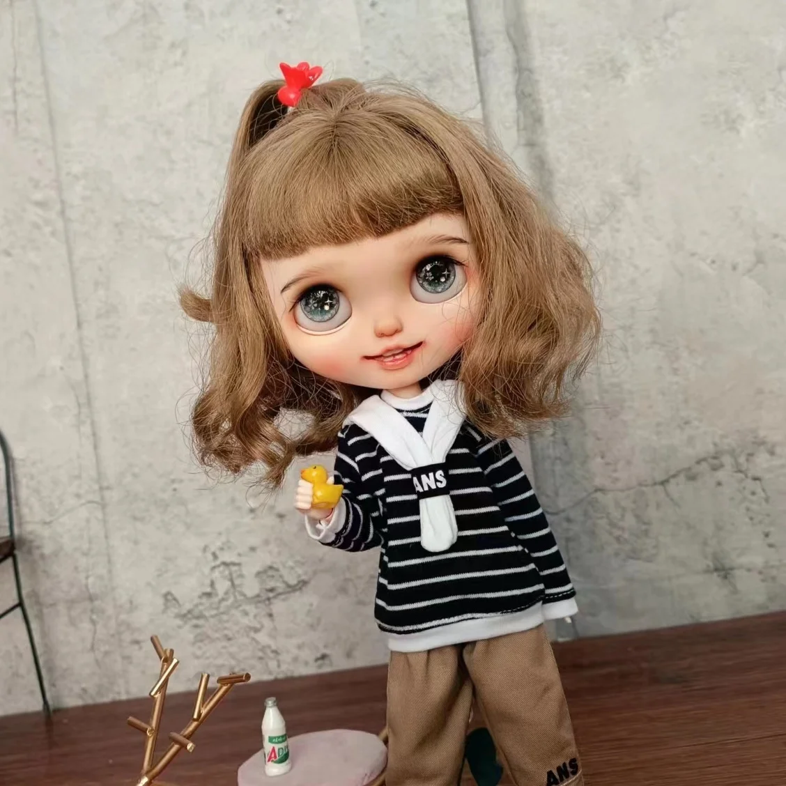 

blythe doll clothes cute casual set handmade 28-30cm OB22 OB24 AZONE Dress for Barbie Blythe doll lively cute dress accessories