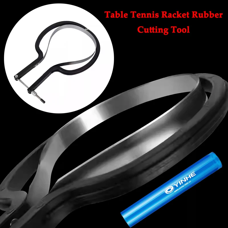 

Профессиональный инструмент для обрезки накладок для настольного тенниса: нож-резак с направляющей и держателем лезвия для прямых/изогнутых накладок, триммер для клеевых накладок
