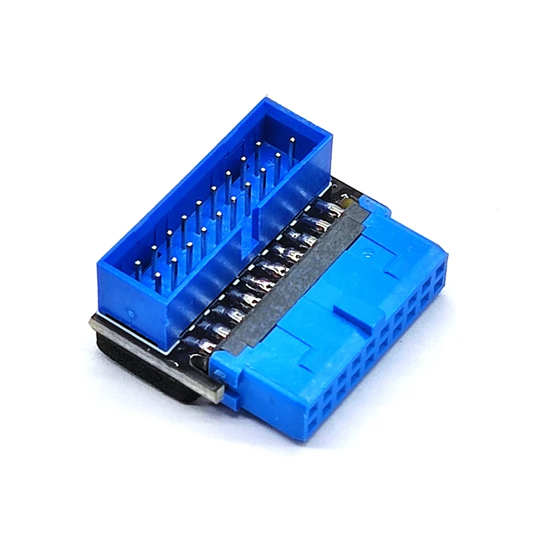 موصل USB محول اللوحة 19Pin إلى 19Pin رأس 19 دبوس ذكر إلى أنثى مجلس USB3.2 GEN1 19Pin/20Pin المقبس الناهض محول